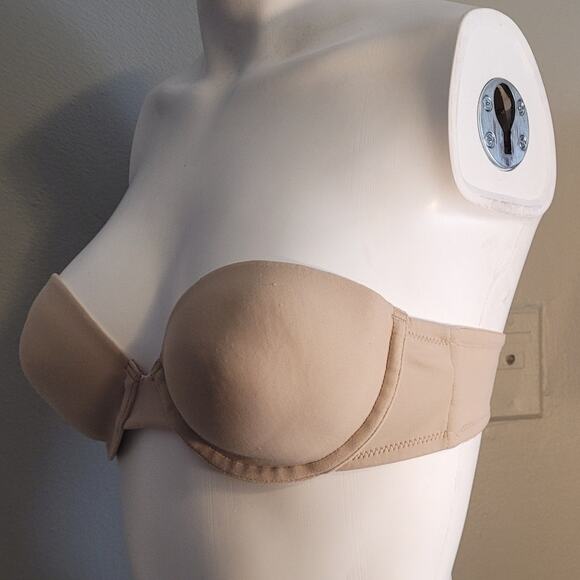 Maidenform 8250 Strapless Multiway Bra Size 34B Nude Convertible Underwire - Picture 6 of 10